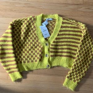 BRAMD NEW ZARA KNIT CARDIGAN